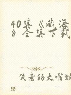 40集《藏海传》全集下载观看