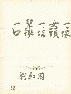 一儿一女一家四口微信头像