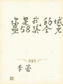 你是我的城池营垒58集全免费