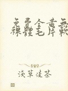 免费全黄无遮挡裸体毛片软件