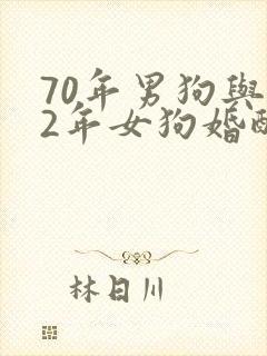 70年男狗与82年女狗婚配