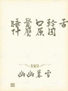 睡觉口干舌苦是什么原因