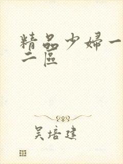 精品少妇一区,二区封面