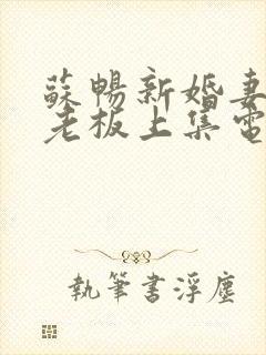 苏畅新婚妻子菜老板上集电影