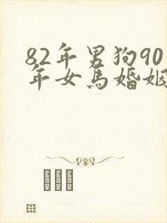 82年男狗90年女马婚姻相配好吗封面