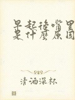 早起后嘴里发苦是什么原因