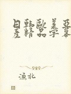 日韩欧美亚洲国产精品字幕久久久