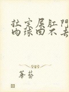 拉完屎肛门疼有肉球回不去