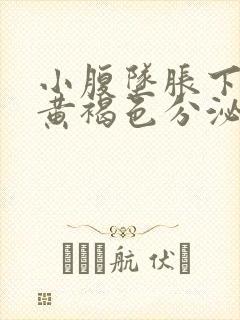 小腹坠胀下体有黄褐色分泌物