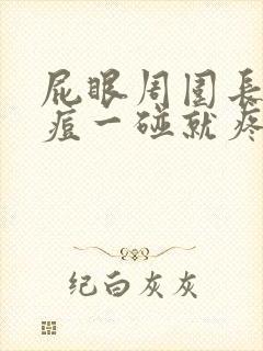 屁眼周围长了个痘一碰就疼