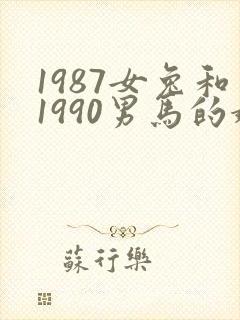 1987女兔和1990男马的婚姻如何