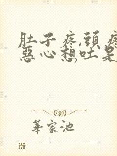 肚子疼,头疼,恶心想吐是什么原因