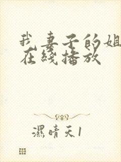 我妻子的姐姐3在线播放