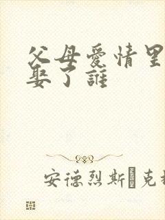 父母爱情里老大娶了谁封面