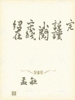 绍宋小说完整版在线阅读封面