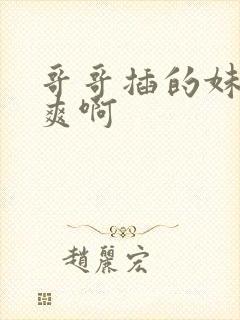 哥哥插的妹妹好爽啊封面