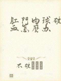 肛门肉球破了出血怎么办封面