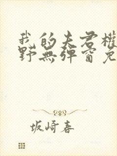 我的夫君权倾朝野无弹窗免费阅读