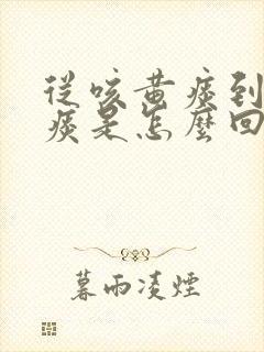 从咳黄痰到咳白痰是怎么回事