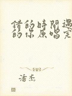 错的时间遇见对的你原唱完整版