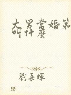大男当婚第二部叫什么