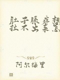 肚子胀疼想拉屎拉不出来怎么回事