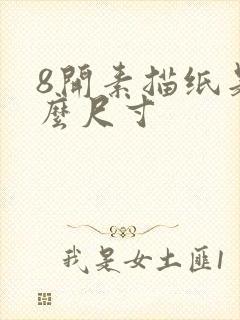 8开素描纸是什么尺寸封面