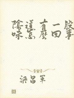 阴道有一股腥臭味怎么回事