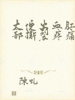 大便出血肛门内部撕裂疼痛