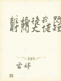 离婚后我闪婚了财阀大佬短剧