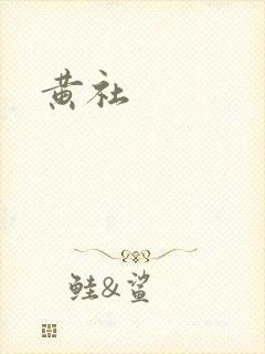 黄社封面