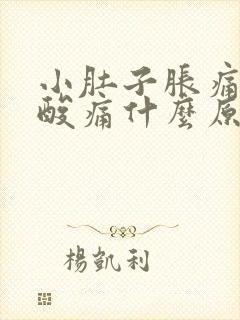 小肚子胀痛腰也酸痛什么原因