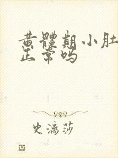 黄体期小肚子痛正常吗