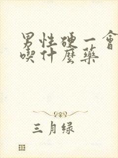 男性硬一会就软吃什么药封面