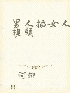 男人插女人逼的视频