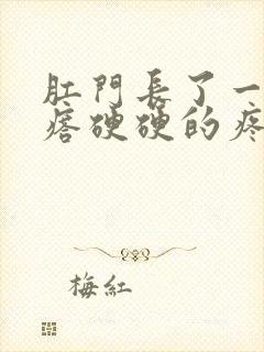 肛门长了一个疙瘩硬硬的疼封面