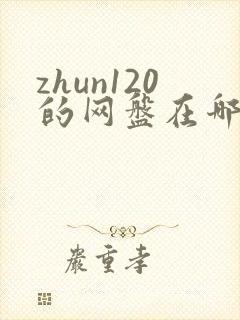 zhun120的网盘在哪里打开