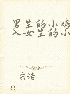 男生的小鸡鸡插入女生的小鸡鸡的视频