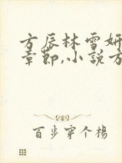 方辰林雪妍最新章节,小说方辰林雪妍无封面