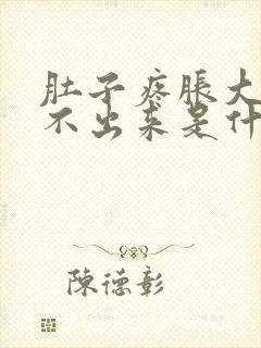 肚子疼胀大便拉不出来是什么原因