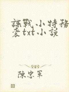 谍战小特务的逆袭txt小说