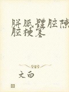 胼胝体腔隙性脑腔梗塞