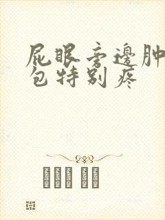 屁眼旁边肿了个包特别疼封面