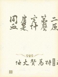 同房完第二天出血是什么原因