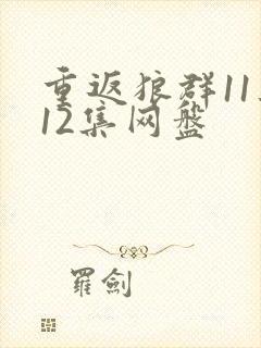重返狼群11集12集网盘
