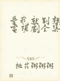 爱我就别想太多电视剧全集免费观看高清