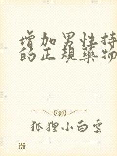 增加男性持久力的正规药物封面