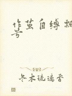 作茧自缚 飘阿兮封面