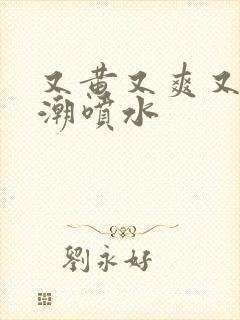 又黄又爽又猛高潮喷水