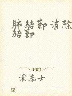 肺结节消除 小结节